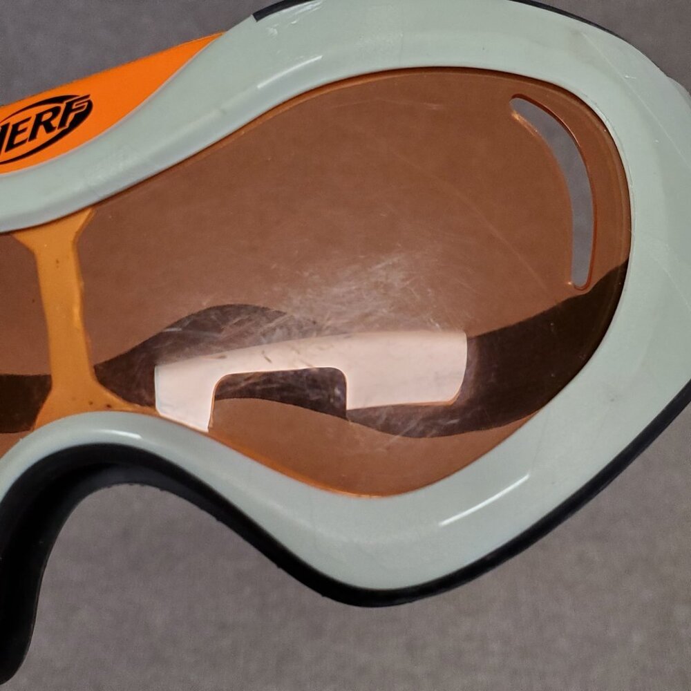 NERF Battle Goggles Blaster Protection Orange Kids Toys HASBRO Eye Protection - Picture 4 of 5